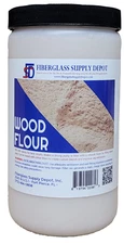 Wood Flour Filler: Fine, Epoxy and Resin Grade - 1 Quart