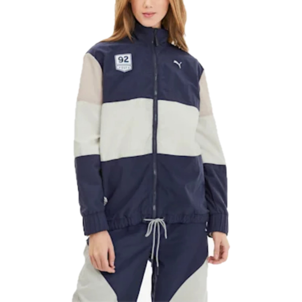 Selena Gomez X Puma Womens MED SG Track Jacket Limited Edition Pink Back Graphic image 2