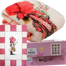 Koyo Baby Girl Blanket Teddy Bears Collection Child Soft Thick & Warm