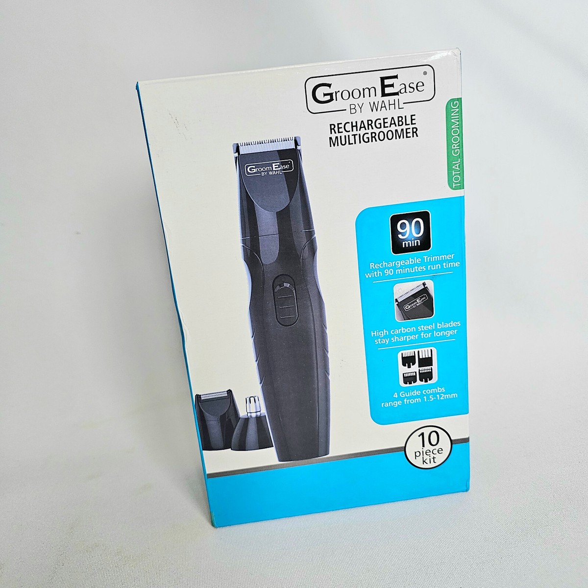 Wahl Multigroomer 10 Piece Kit Black Rechargeable GroomEase