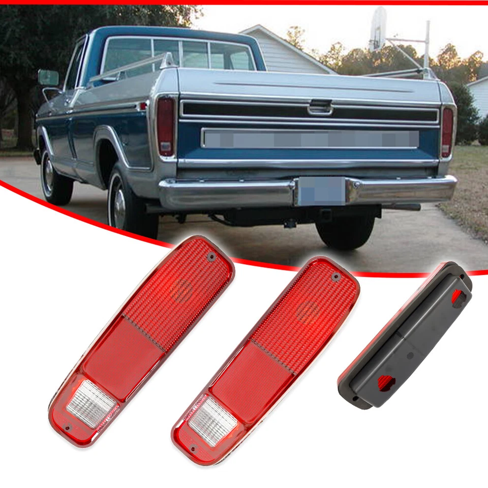 Juego de luces traseras rojas para camioneta Ford 1973-1979 1978-1979 Bronco 1975-1991 Econoline Foto 3 de 4