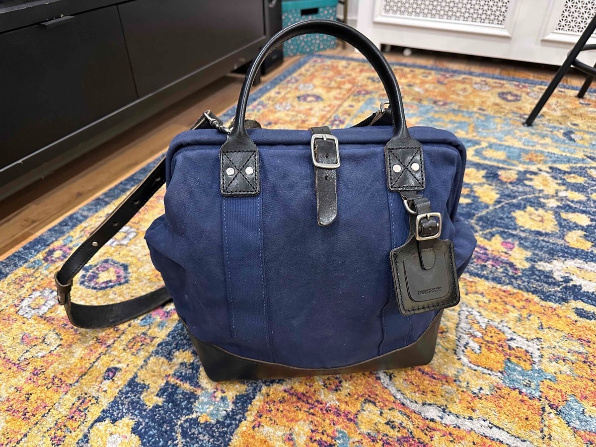 BILLYKIRK ハンドメイド トートバッグ ネイビー BILLYKIRK