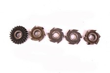 5 Stück PWS R.Stock&Co. Scheibenfräser 80x18 80x12 80x20 mm SS-Stahl DDR