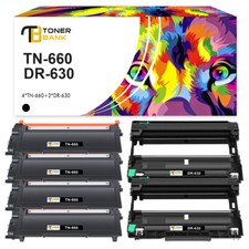 TN660 Toner Compatible With Brother DR630 Drum HL-L2340DW HL-L2360D L2300D Lot