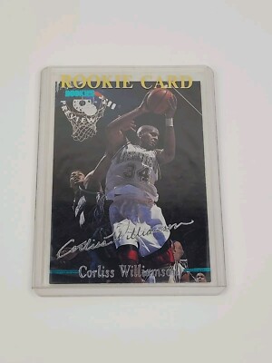 1995 Classic Rookies Preview Assets Gold Printer's Proof Corliss Williamson RC