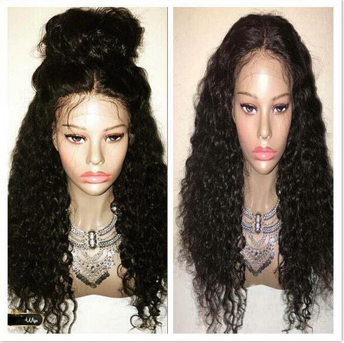 Water Wave Lace Front Wigs Human Hair wig 20inch 13x4 Pre Plucked with Baby Hair - Picture 5 of 7