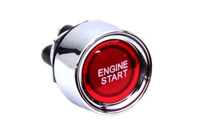 V-Twin 32-8115 Volt Tech Universal Push To Start Ignition Switch Button On/Off