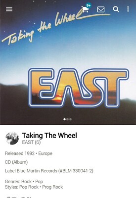 East - Taking The Wheel CD 1992 Hi-Tech AOR Melodic Yacht Rock WestCoast