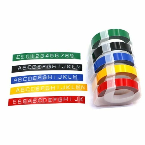 Label Tape Refill for Dymo 3D Plastic 