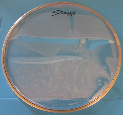12'' Zoll Stagg Drumhead Schlagzeugfell transparent