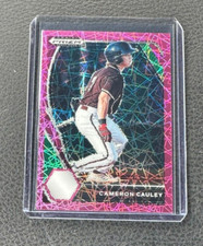 2021 Panini Prizm Draft Picks Cameron Cauley Pink Velocity Prizm