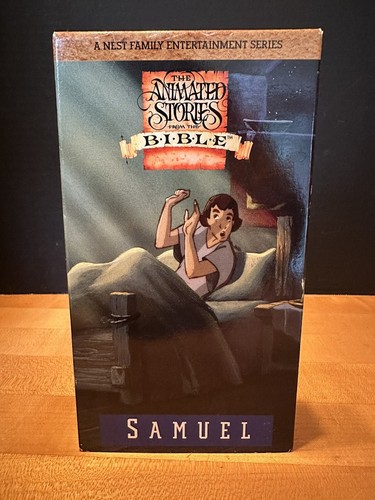 Vtg Animated Stories From The Bible VHS NEST Samuel Ruth David Goliath Joseph - Picture 2 of 14