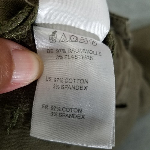 Articles of Society Damenjeans 28 grün Denim konisches Bein Stretch - Bild 8 von 12