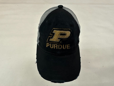 Retro Brand Purdue Graphic Black Adjustable Baseball Hat One  display picture 1