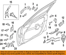 KIA OEM 16-20 Optima Rear Door Lock Hardware-Handle, Outside 82661D5000