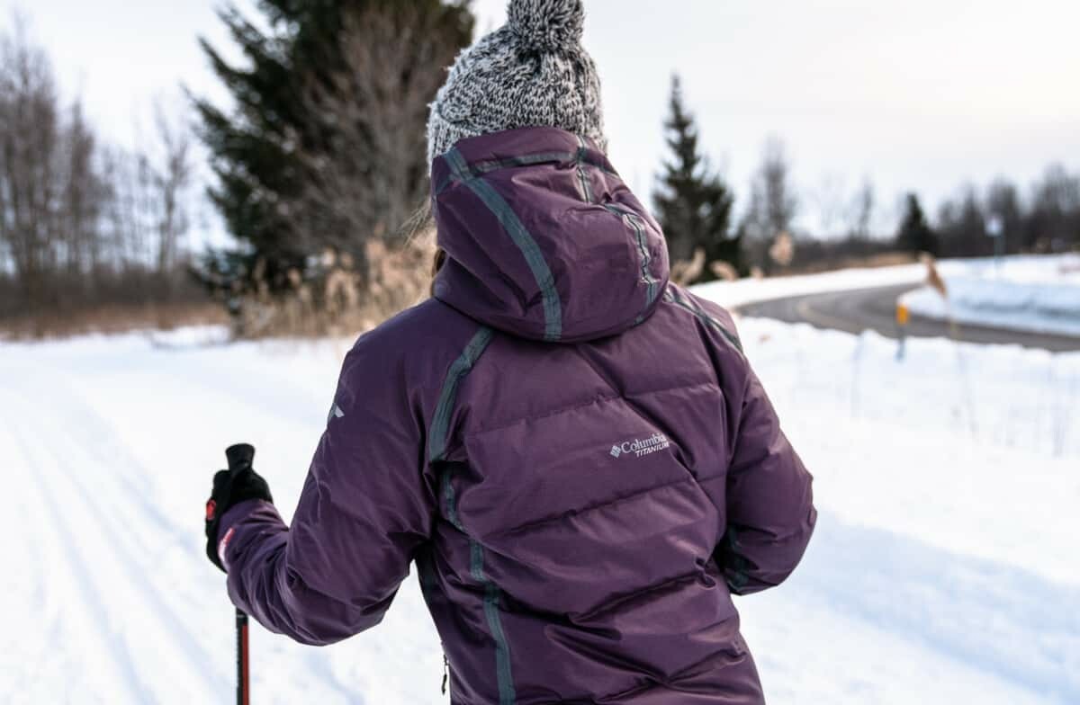 Columbia Women's Outdry EX Alta Peak Down Jacket - Xs - Black Cherry Heather