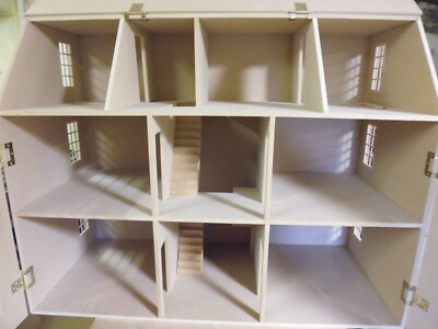Puppenhaus Möbel Set 32-teilig - 4 Zimmer Kit Aus Holzoptik 1 12 Ma Stab F 935574