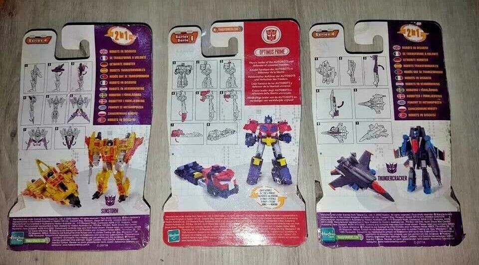 Transformers Cybertron  Hasbro Sunstorm Optimus Prime Thundercracker - Immagine 2 di 2