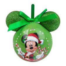 Disney Green Mickey Mouse LED Christmas Tree Bauble Decoration Gift