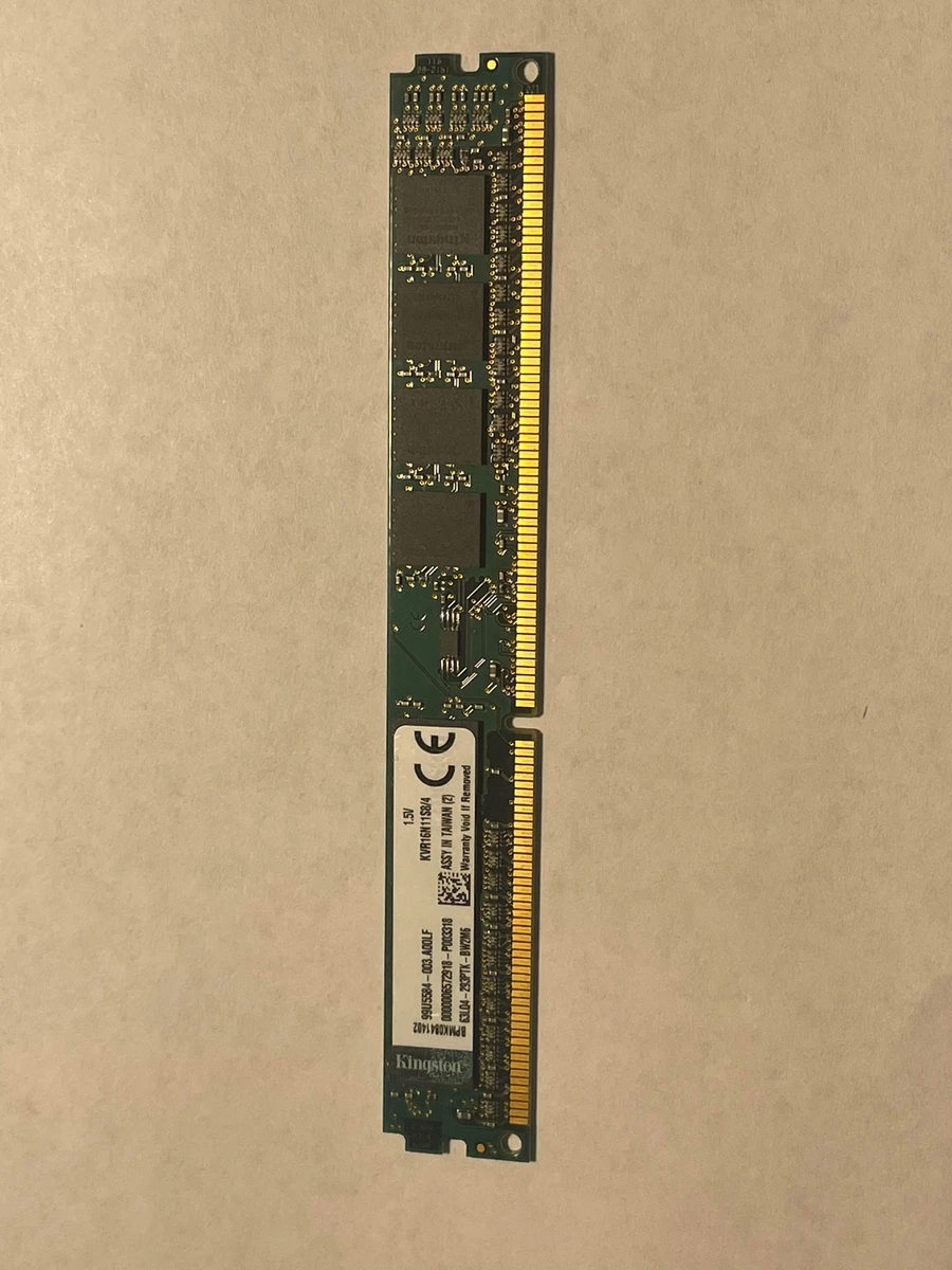 4GB Kingston KVR16N11S8/4 240-pin 1600MHz PC3-12800 740617207774 