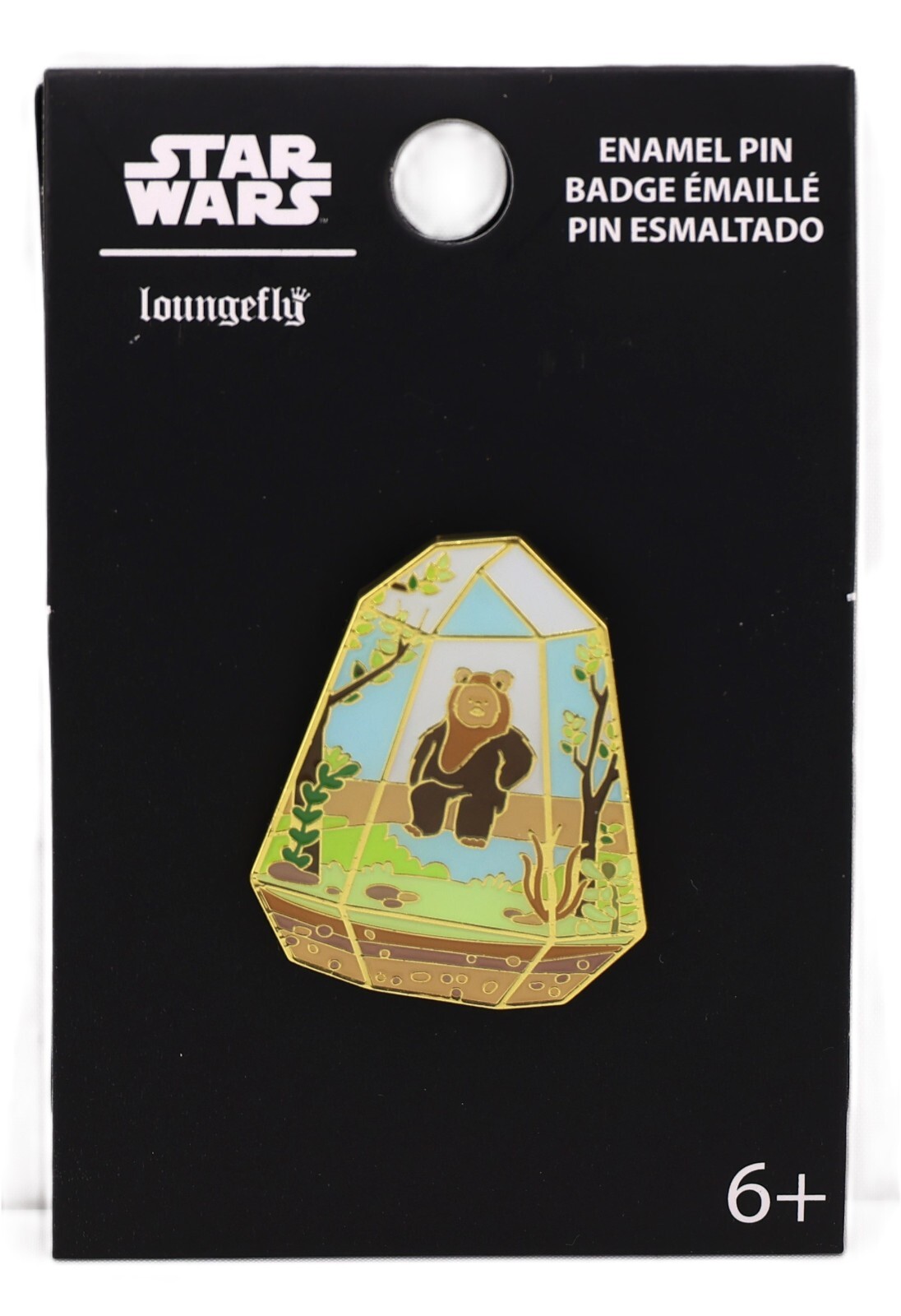 Loungefly Star Wars Terrarium Ewok Enamel Pin