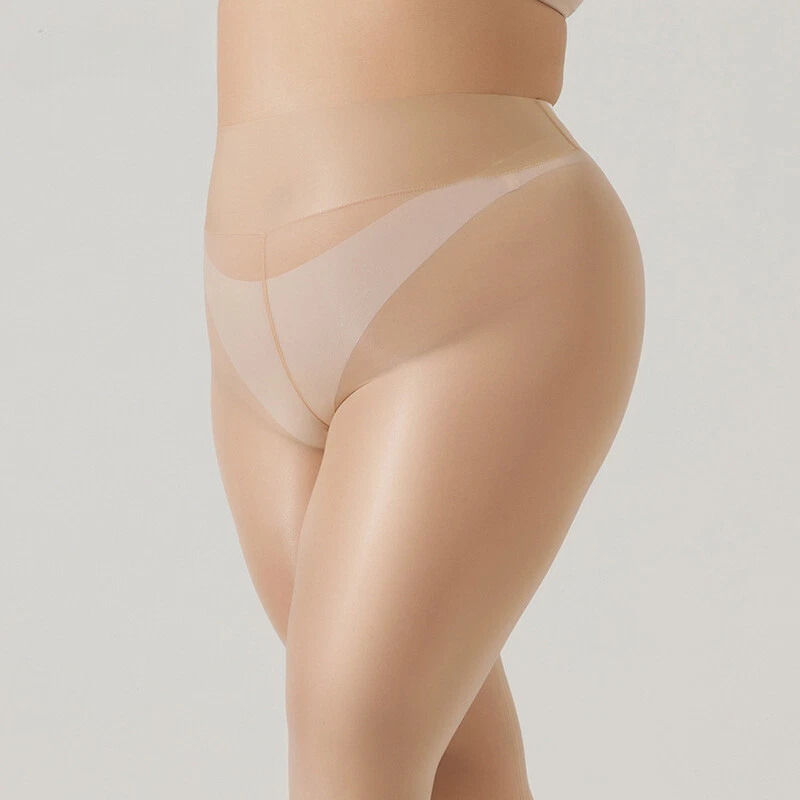 20D плюс размер маслянистые блестящие колготки с высокой талией гладкая форма колготки чулки - Изображение 2 из 4