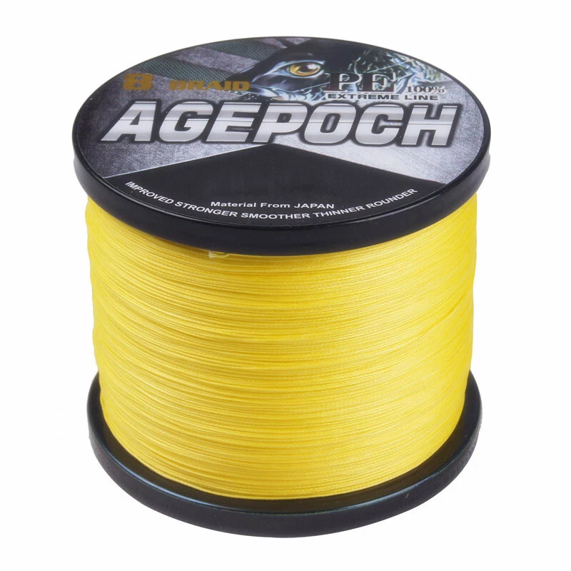 8 Strands Braid Fishing Line 100M-2000M Superb Dynema PE Line 10-100LB Agepoch - Image 2 of 4