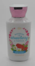 BATH & BODY WORKS Bourbon Strawberry & Vanilla Body Lotion 8 oz