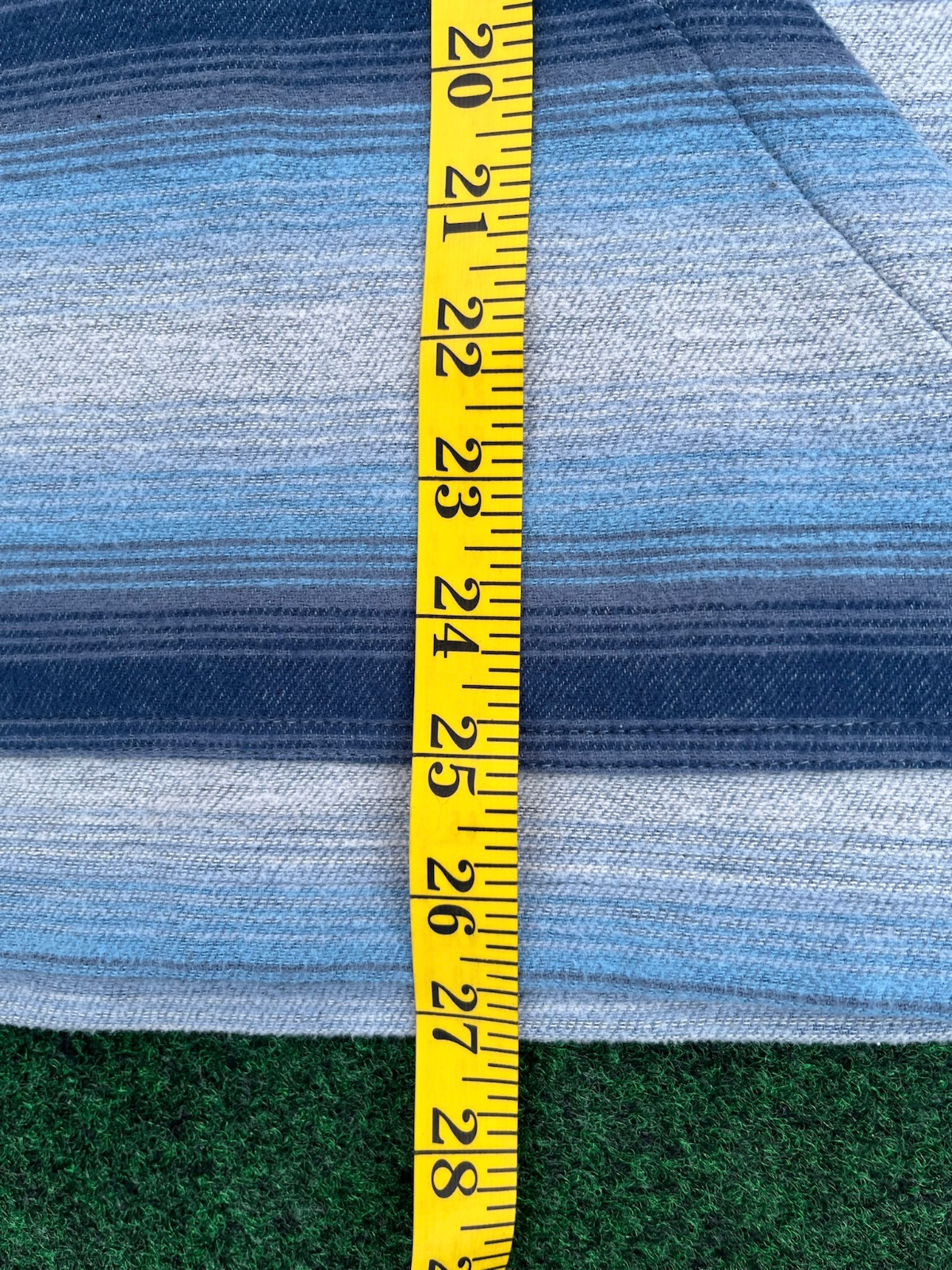 Pendleton Blue Striped Henley Doublesoft Pullover… - image 6