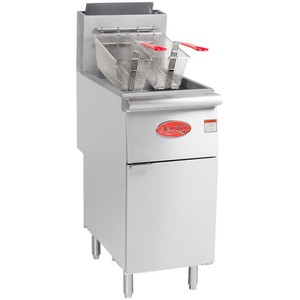 50 lb commercial restaurant liquid propane stainless steel floor avantco ff 400 deep flyer 50lbs