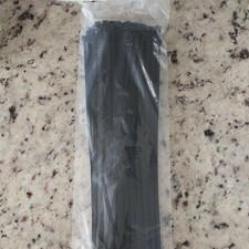  1000 Black 14" Inch Nylon Cable Wire Wrap Zip Ties 50 LBS -MADE IN USA
