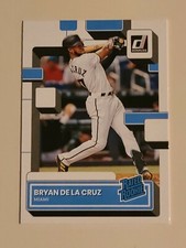 2022 Panini Donruss Baseball Bryan De La Cruz Base Rated Rookie #53