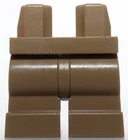 Lego Dark Tan Hips and Medium Legs Plain