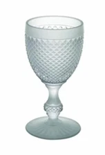VISTA ALEGRE BICOS  GOBLET -  WHITE FROST new with tags