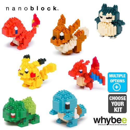 Nanoblock Pokemon Series Pikachu More Mini Micro Building Blocks Age 12 Years Ebay