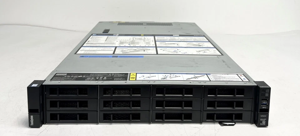Lenovo Thinksystem SR650 2x Xeon 6138 256GB 6x 4TB 7.2K SAS 12LFF Rack Server - Image 2 of 4