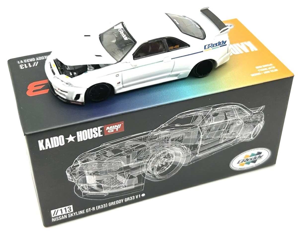 KAIDO HOUSE MINI GT NISSAN SKYLINE GT-R R33 GREDDY GR33 V1