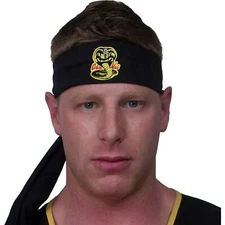Unisex Karate Kid Cobra Kai Replica Halloween Cosplay Bandana Accessory