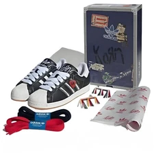 New Adidas Superstar KoRn Shoes - Core Black (IH1313)