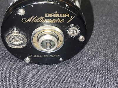 Moulinet Vintage Daiwa Millionaire V Vert, 2 Roulements à Billes, Pour Pêche En Eau Douce