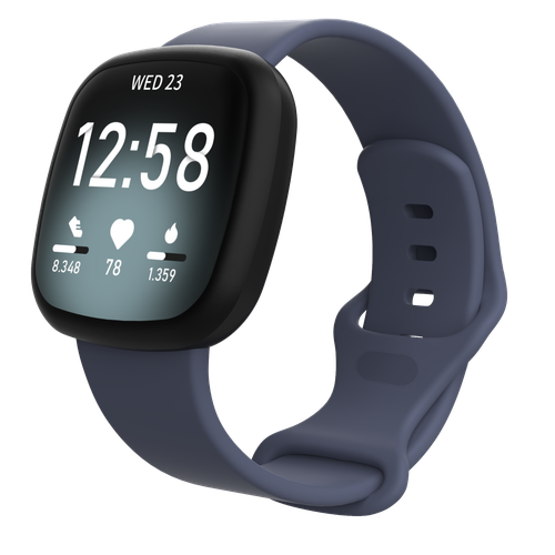 Fitbit Versa 4/3 Sense/ Sense2 Soft Silicone Wrist Strap Replacement Watch Band - Picture 22 of 41