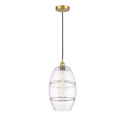 Innovations 616-1P Vaz 1Lt 10'' Cord Mini Pendant, GD/CL - 616-1P-SG-G557-10CL