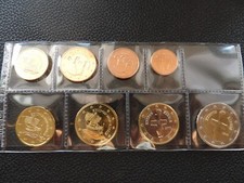 Cyprus 2010 year UNC coin set from 1 cent - 2 euro total 8 coins 3,88 euro SHIP