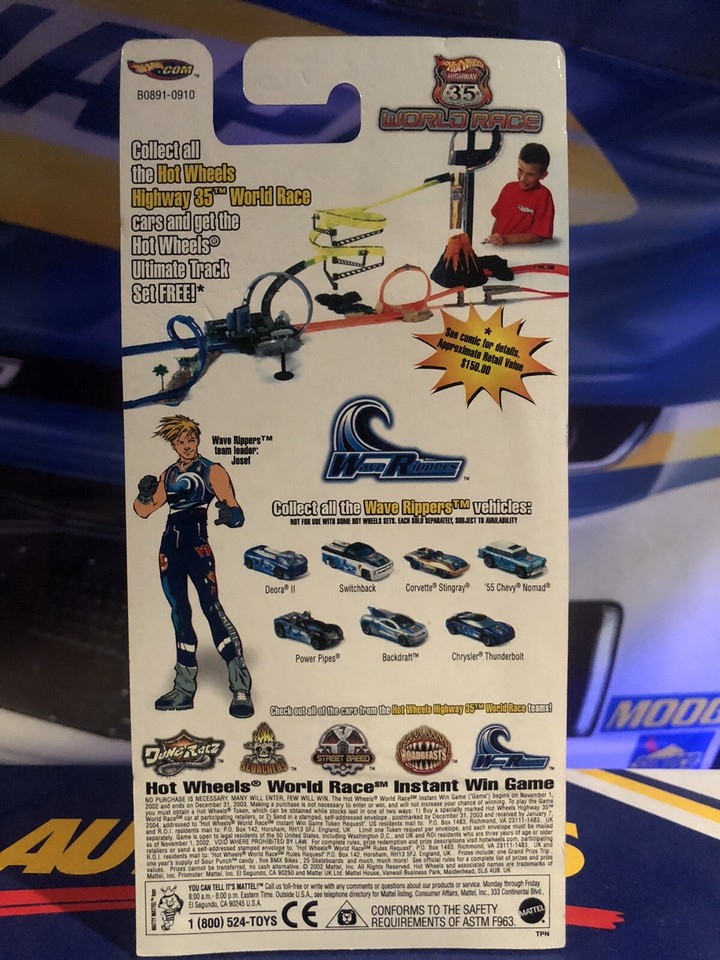Hot Wheels Highway 35 World Race Wave Rippers Alec Wood 2/35