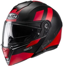 HJC i90 Syrex Modular Sunscreen Motorcycle Helmet Red XS S M L XL 2XL BK