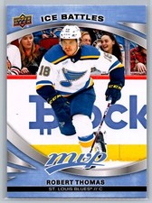 Robert Thomas 2023-24 Upper Deck MVP Ice Battles HOCKEY #81 St. Louis Blues