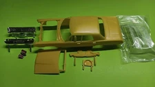 1970 Ford Galaxie 4 Door 1/25 AMT Hood Body Glass Chrome Bumpers Tail Lamp Taxi 