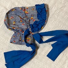 Vintage Sunbonnet Handmade Prairie Frontier Pioneer Farm Youth Size Girl Costume