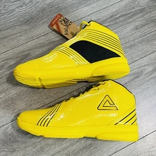 Peak Sport Basketball Yellow Mens Sneaker Size 8.5