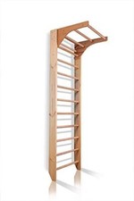 Wooden Swedish Ladder, Stall Bars Set for Gym...